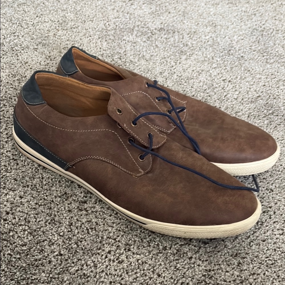 Robert David - Men's Brown Casual Shoes - Size 14M